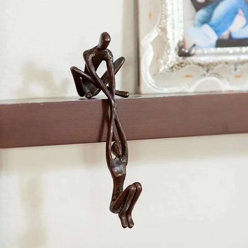 Male Female Dance Art Sculpture Abstract Lover Sculpture Decoration Home Desktop Romantic Couple Dance Resin Sculpture Artwork