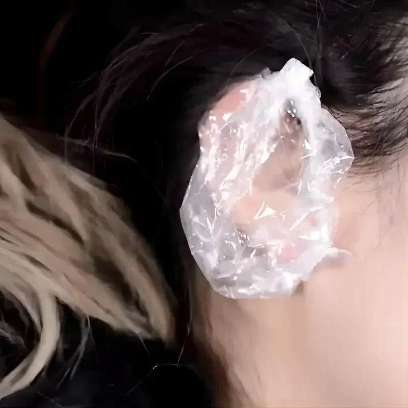 Disposable Ear Muffs Waterproof  Ear Wholesale  Pack Of 100pcs Muffs For Bathing And Washing Hair Ear Muffs For Dyeing Ears