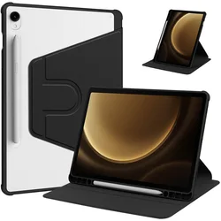 Premium Protective Tablet Case with Versatile Design and Enhanced Durability for Tab S10 Ultra 14.6 (Black)