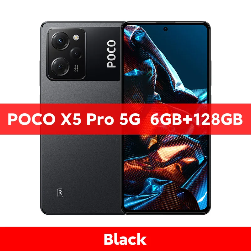 Original POCO X5 Pro 5G 8GB 256GB 6GB 128GB Global Version, Brand New  Sealed - AliExpress