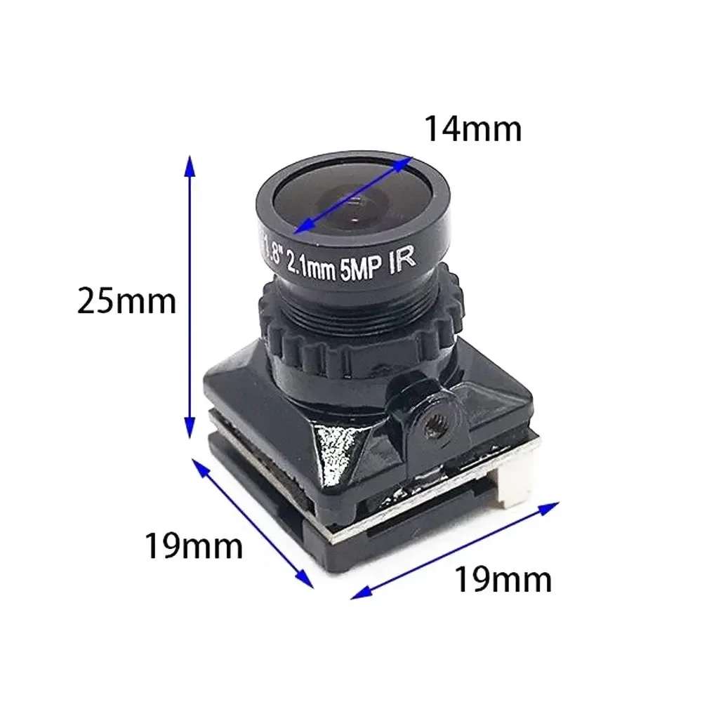 Caméra FPV 1500TVL 2.1mm Noir/Orange pour Drone