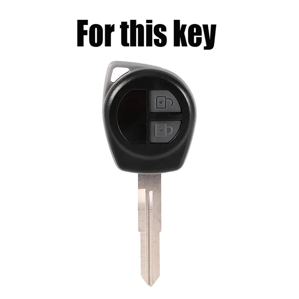 Silicone Car Remote Key Fob Case Cover Shell 2 Button For Suzuki SX4 Swift Grand Vitara Ciaz Liana Spresso Celerio Jimny Jeemny