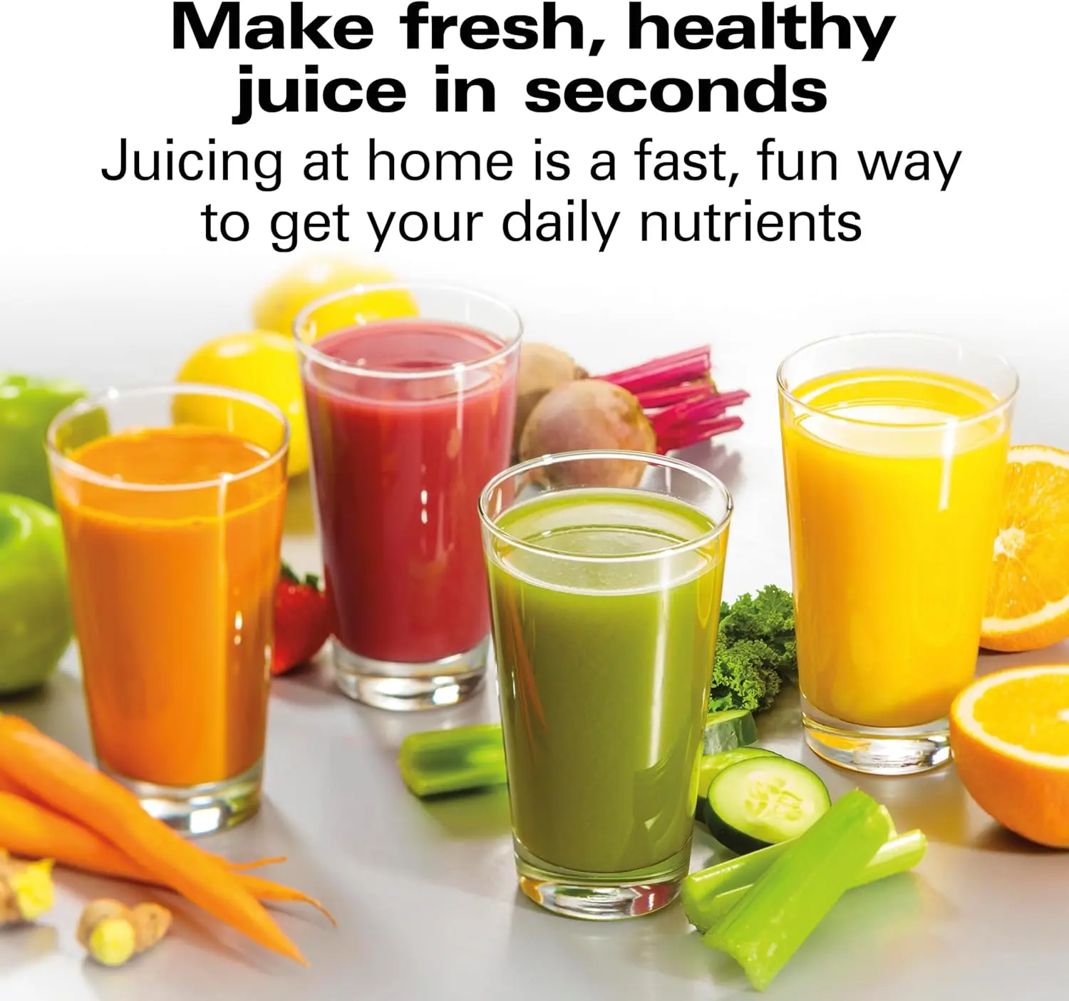 Beach Professional Juicer Machine, Centrifugal Extractor, with 3.5” Super Chute for Whole Fruits and Vegetables, 1100 W 3