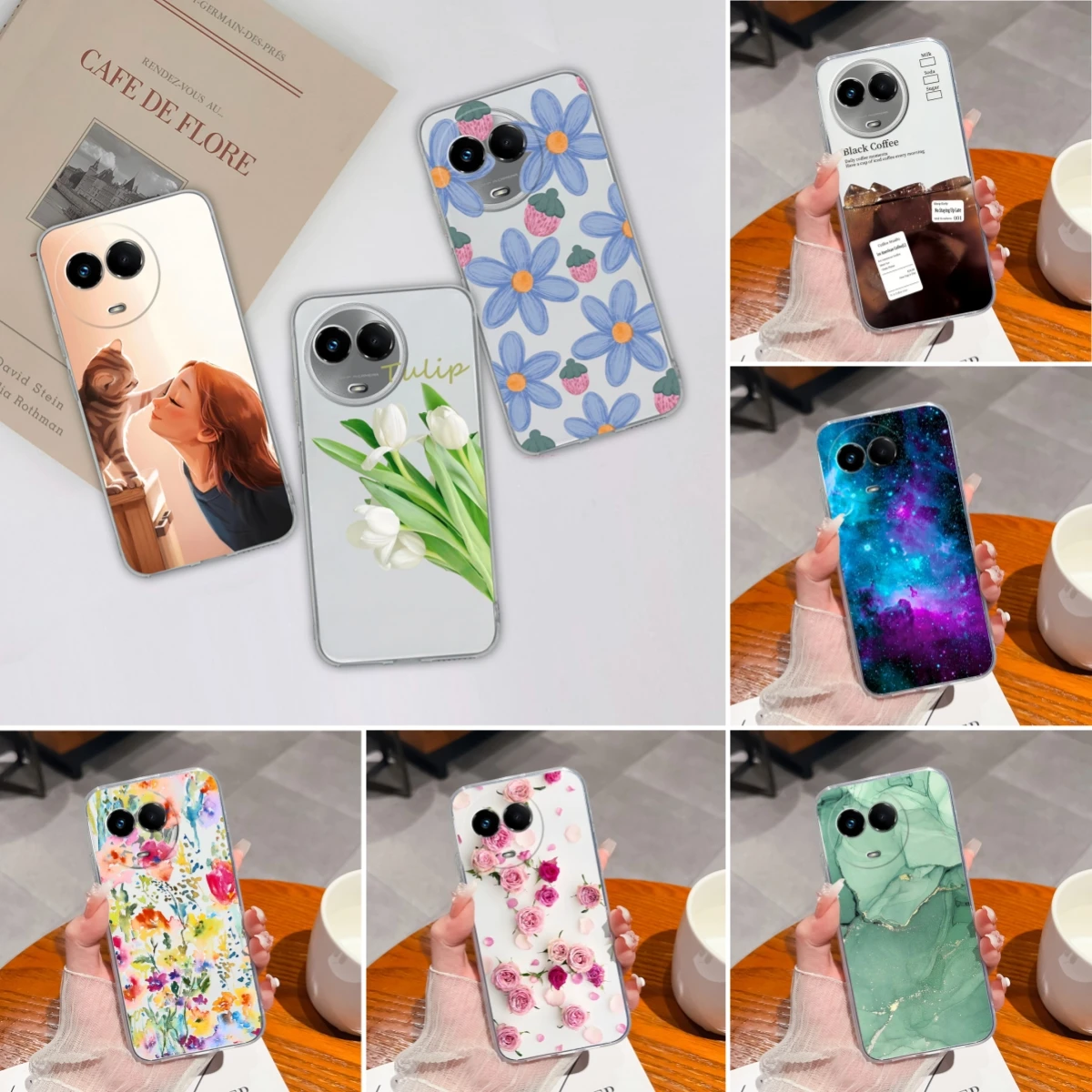 Exquisite Soft Slim Silicone Transparent Anti-Drop Phone Case