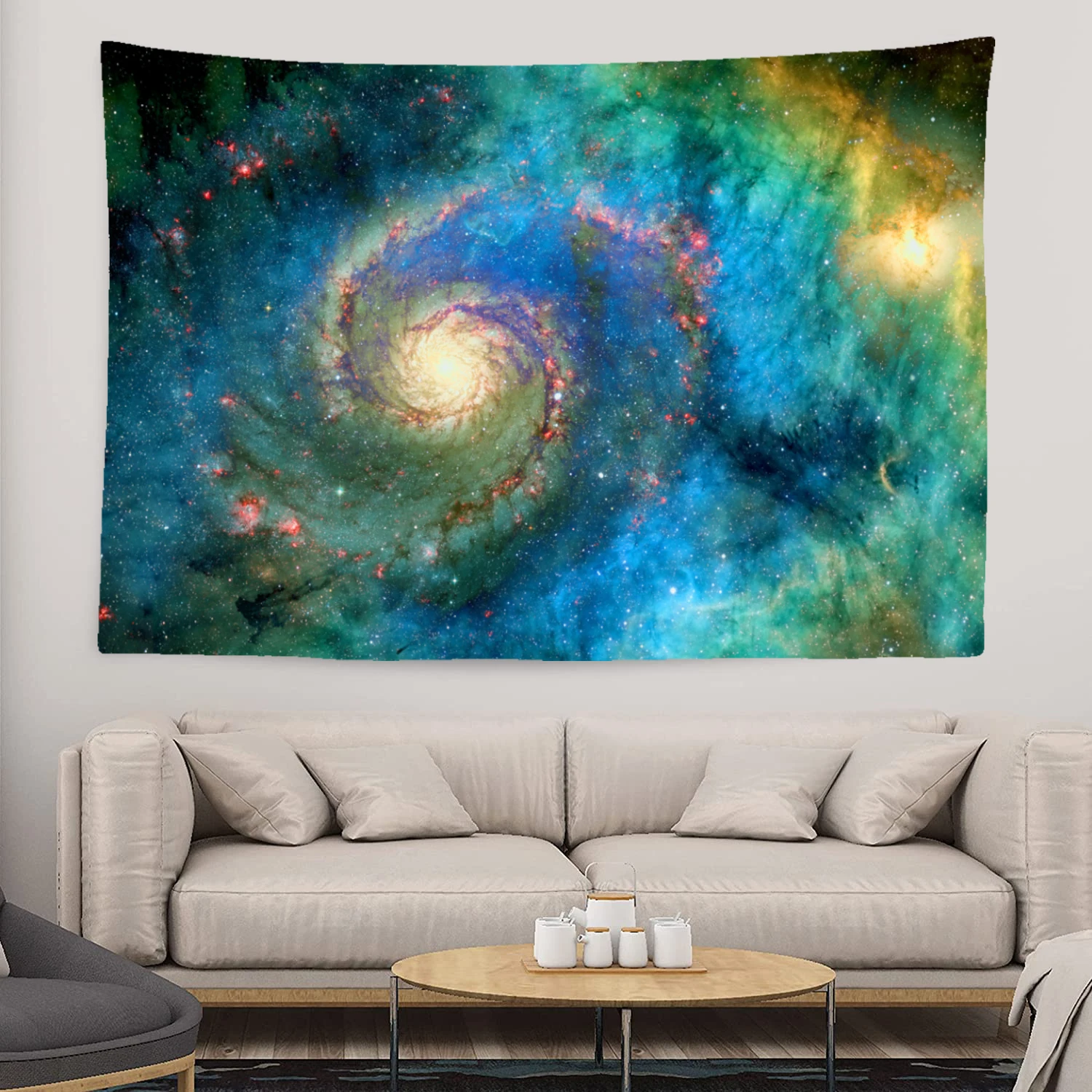 Star Galaxy Tapestry Dreamy Cloud Cover Wall Hanging Bohemian Hippie Witchcraft TAPIZ Art Dormitory Decor