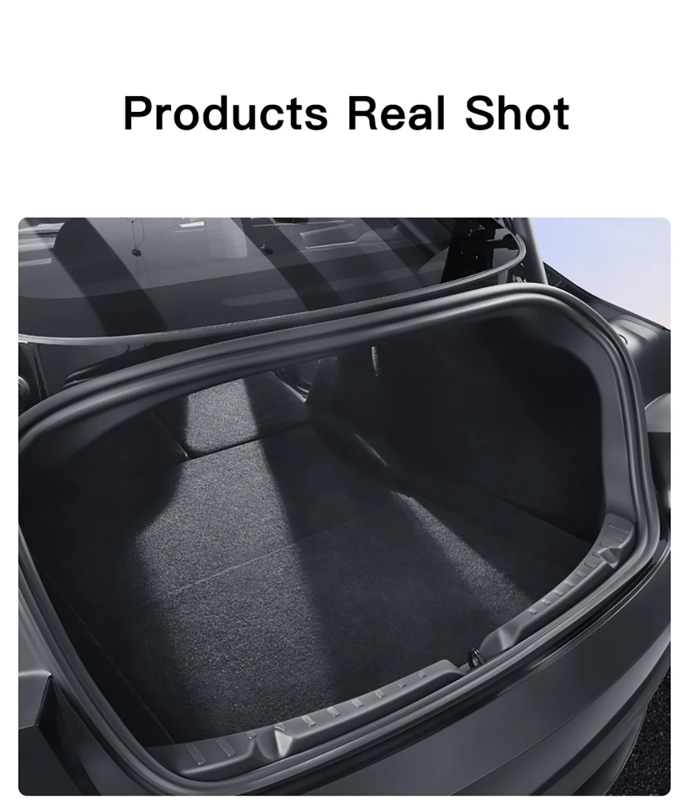 Trunk Protector Guard For Tesla Model 3 Y Juniper Highland Anti-Scratch TPE Mat