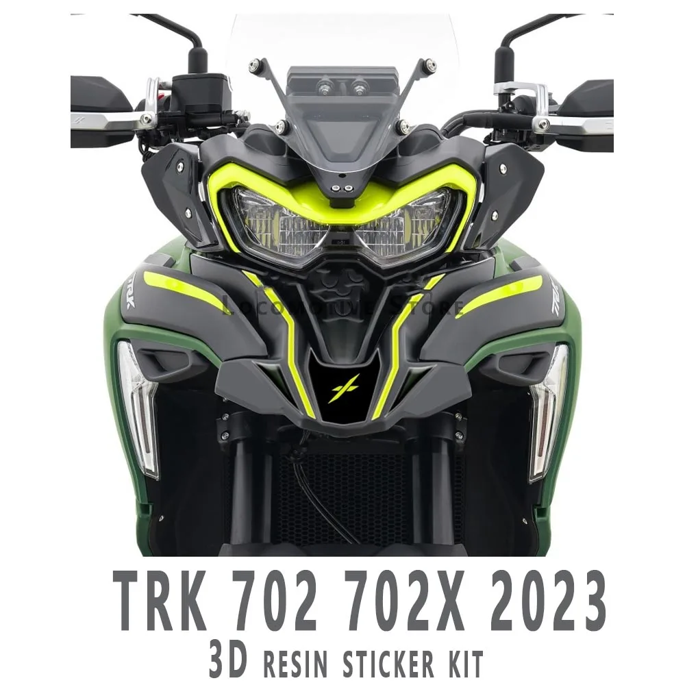 

TRK702X Sticker 3D Gel Epoxy Sticker Kit 3D Motorcycle front end Protection Sticker For Benelli TRK 702 TRK 702X 2023-