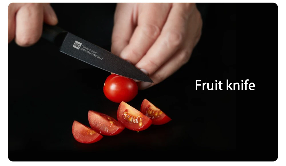 Gadgetoo Huohou Non Stick Stainless Steel Kitchen Knife 5 In 1 Combo Hu0076