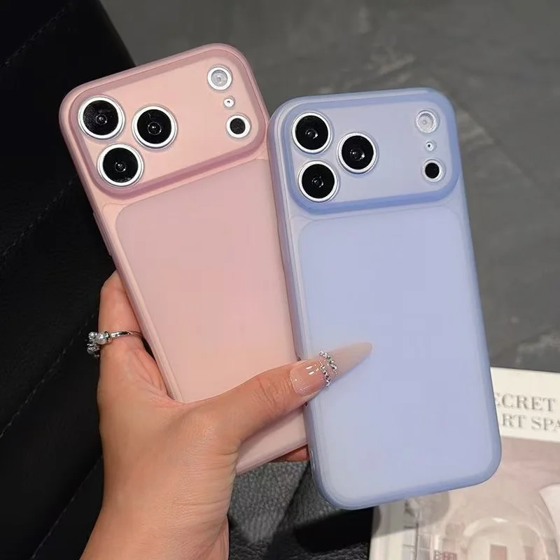 Luxury Ultra Slim Matte Clear Colorful Soft Silicone Phone Case