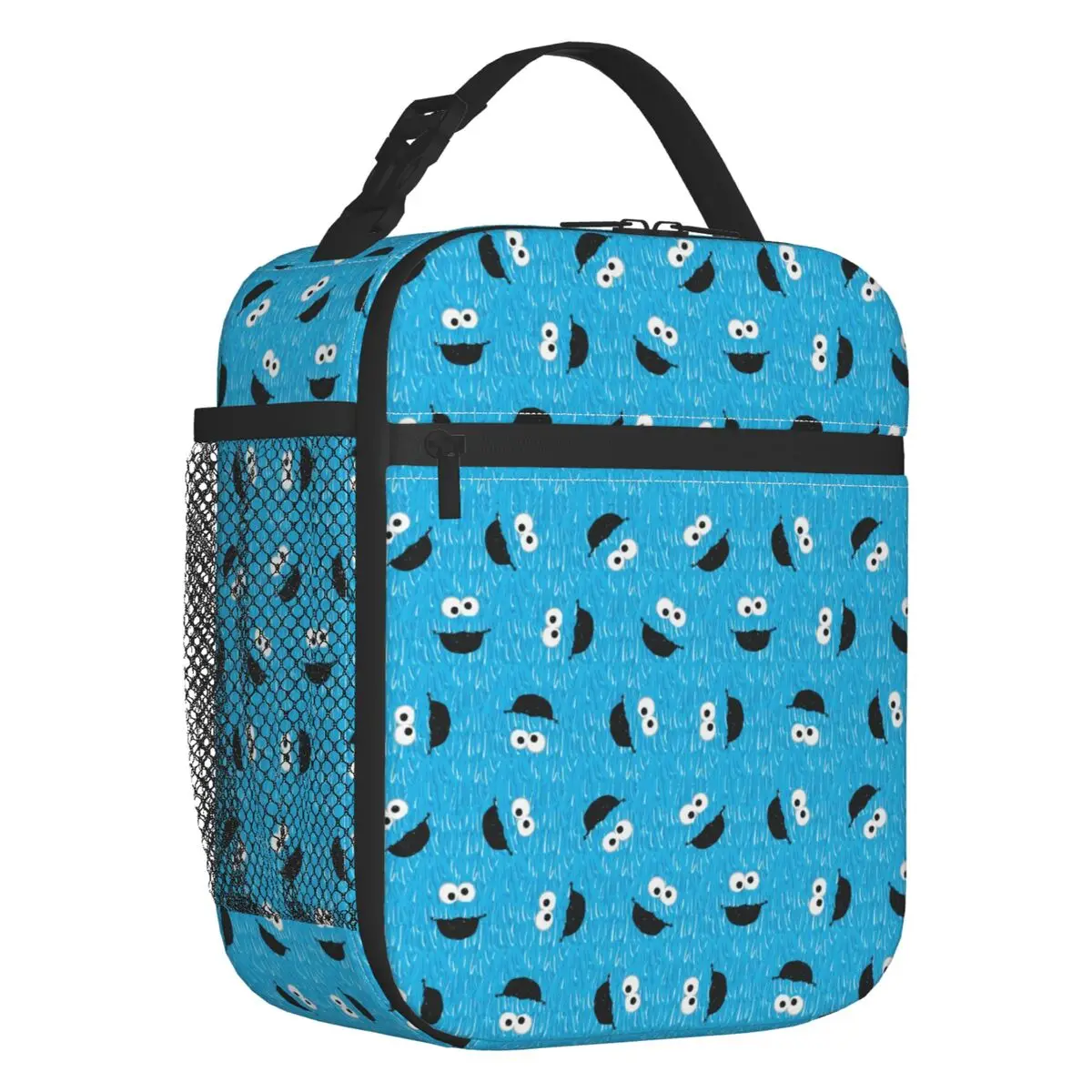 Cartoon Sesame Street Borsa Termica Per Il Pranzo Per Il Campeggio Travel Cookie Monster Resuable Thermal Cooler Lunch Box Donna Bambini