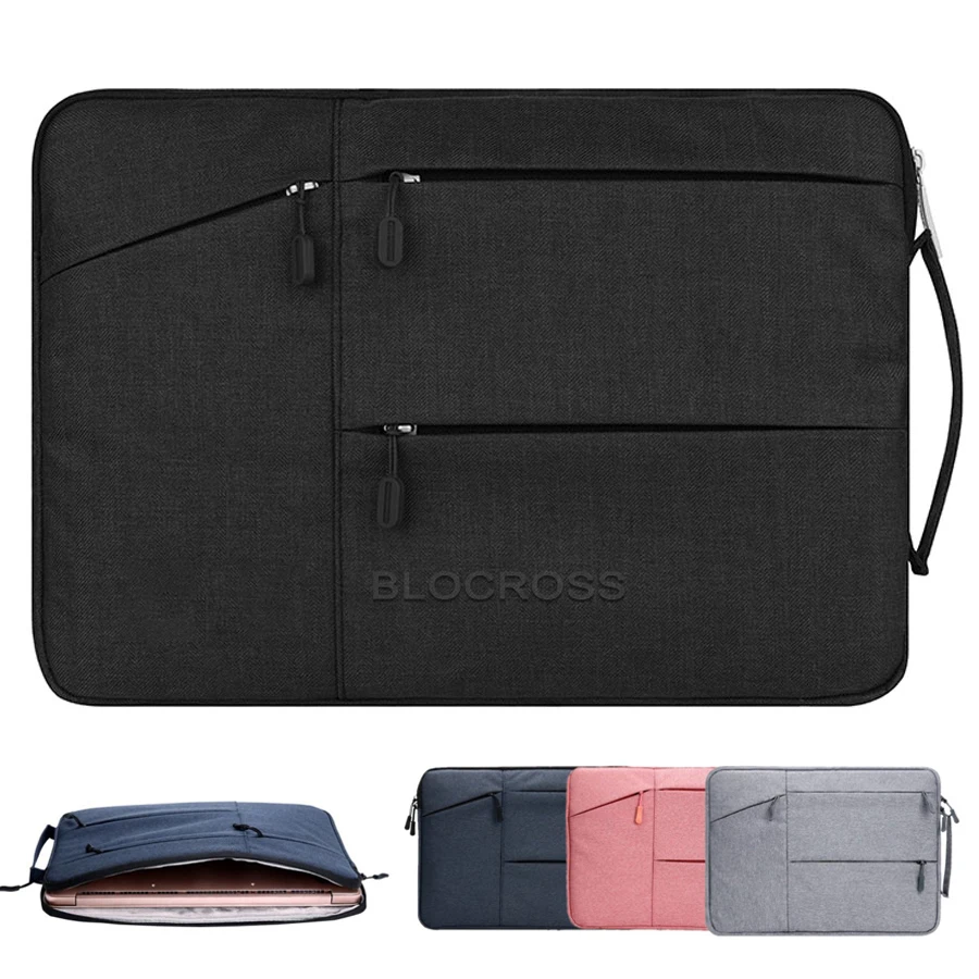 Black Leather Laptop Case Profile Series Broonel Compatible with The CHUWI GemiBook Laptop Ultrabook 13 Inch