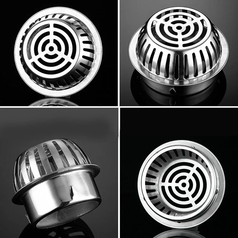 Balcony Roof Floor Drain Stainless Steel Large Displacement Anti-Blocking Outdoor Rain Bucket