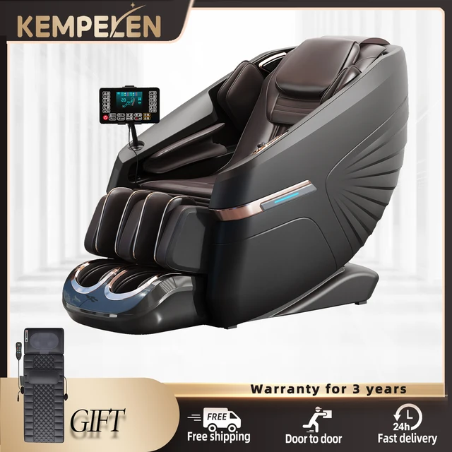 3 Year Warranty SL Track 4D Home Zero Gravity Heating Full Body Luxury Massage Chairs 3D Massage Sofa Space-Saving Office chair