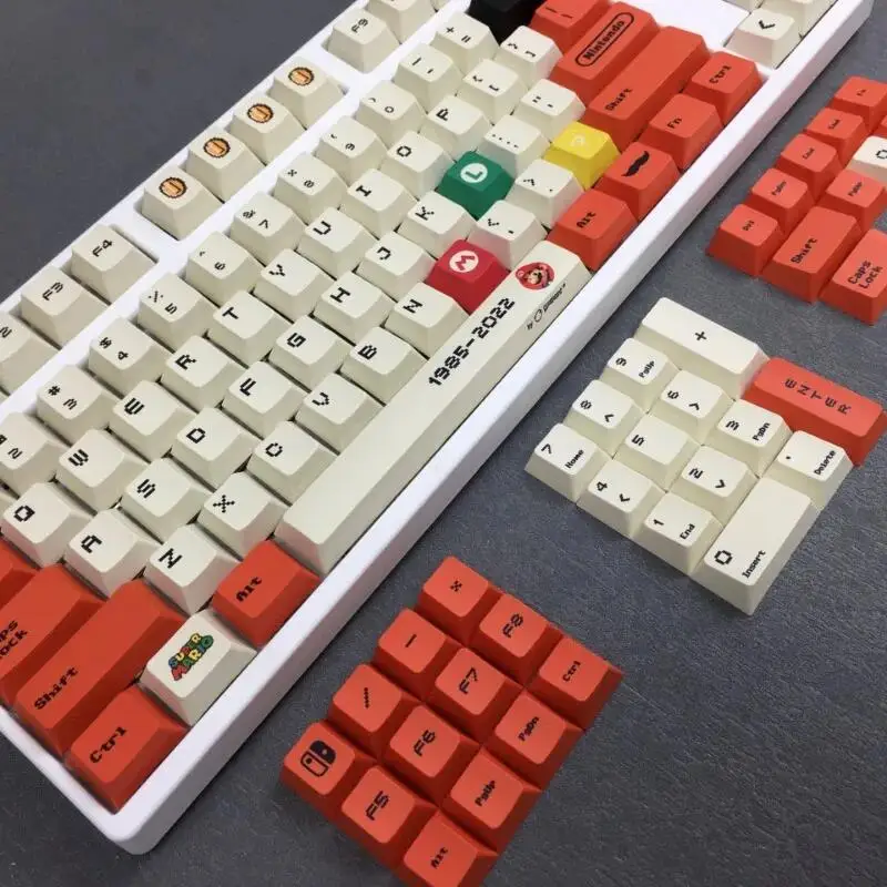 スーパーマリオブロック型金属製キーキャップ スーパーマリオ はてなブロック型のメタルキーキャップ keycap
