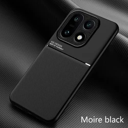 Durable Non - Slip Protective Phone Case with Magnetic Holder for OnePlus 15R (Black)