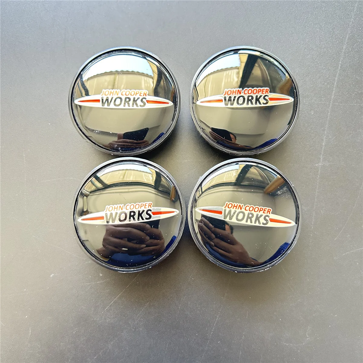 Car Wheel Hub Cover Cap Sticker Rim Decal Tire Center Emblem 4 For MINI Cooper s JCW R55 R60 R61 F54 F55 F56 F57 F60 Accessories wheel hub covers wheel hub caps