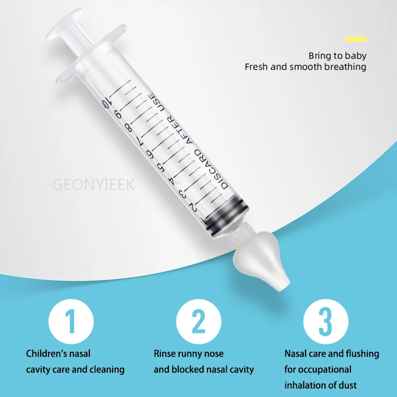 Needle Tube Nasal Aspirator 2Pcs 10ML
