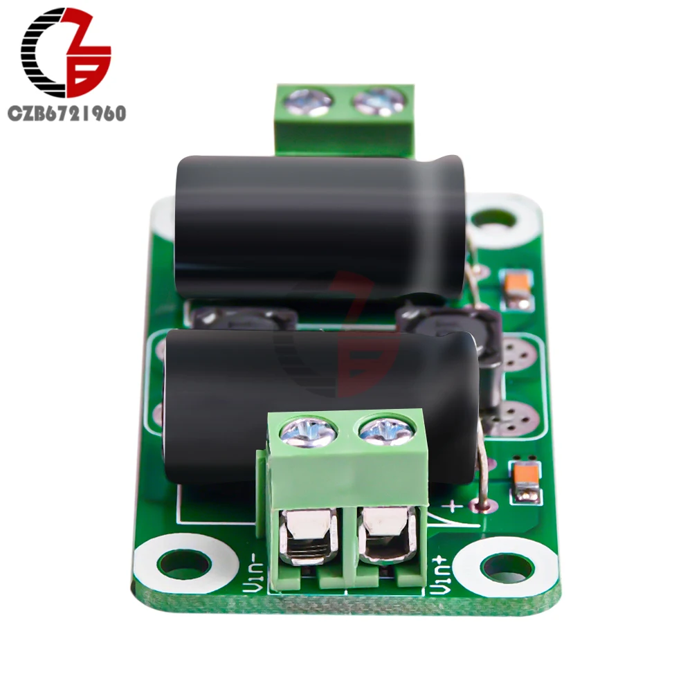 DC 0-50V 25V 전원 필터 보드, 2A 3A 4A 클래스 D 전력 증폭기 모듈 간섭 억제 보드 EMI 억제 보드 DIY