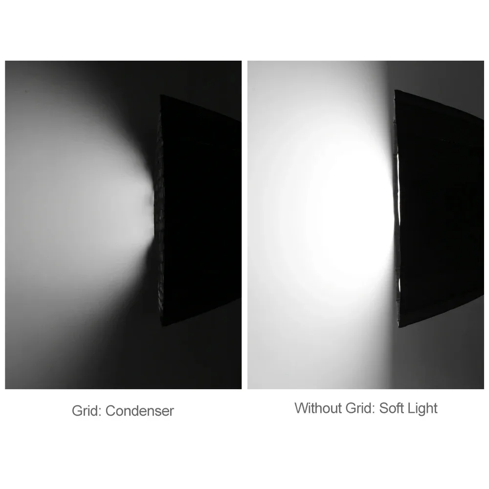 Deep Parabolic Softbox Honeycomb Grid 90cm 120cm For Godox QR-P70/QR-P90/QR-P120 P90L P90H P120L P120H