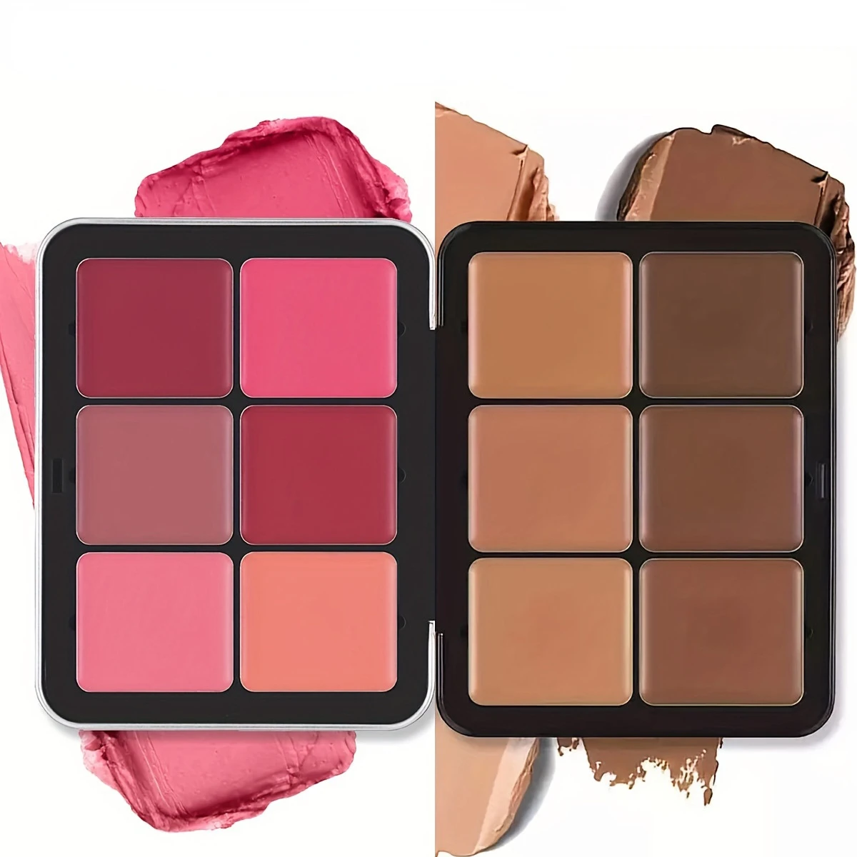 12-color iron box concealer blush cream matte highlight contour makeup all-in-one palette 3
