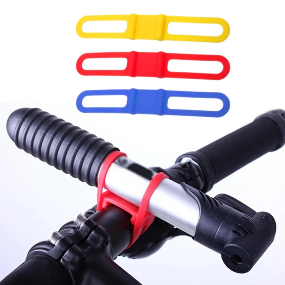 Elastic Flashlight Bicycle Flashlight Strap Bicycle Silicone Flashlight Bandages Bicycle