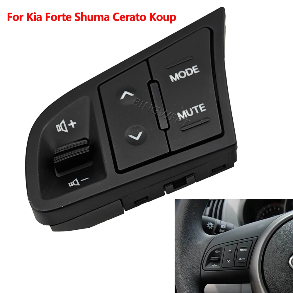 Multi Function Steering Wheel Audio Cruise Control Buttons For Kia Forte Shuma C