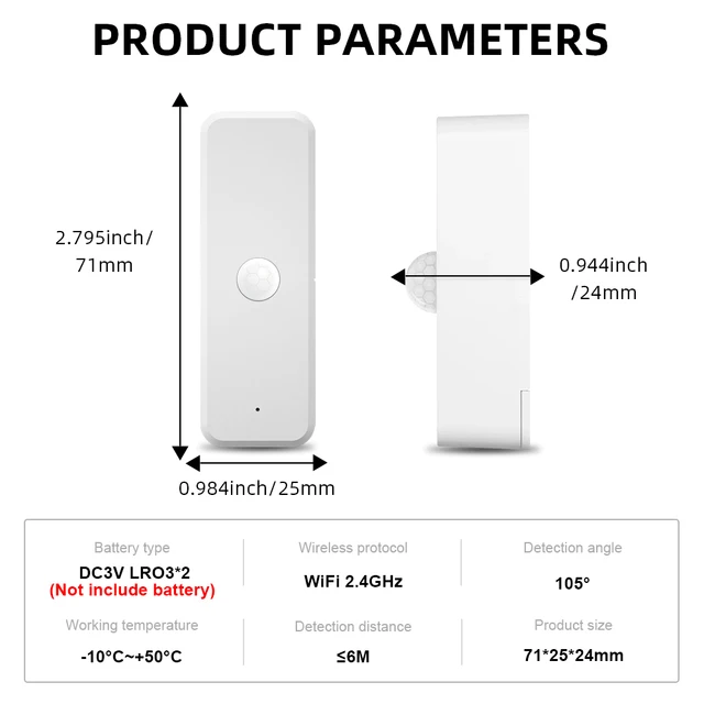 WiFi or Zigbee PIR Motion Sensor Smart Home Human Body Infrared Detector Security Tuya Smart Life Works With Alexa Google Home 6 WiFi or Zigbee PIR Motion Sensor Smart Home Human Body Infrared Detector Security Tuya Smart Life Works With Alexa Google Home 6