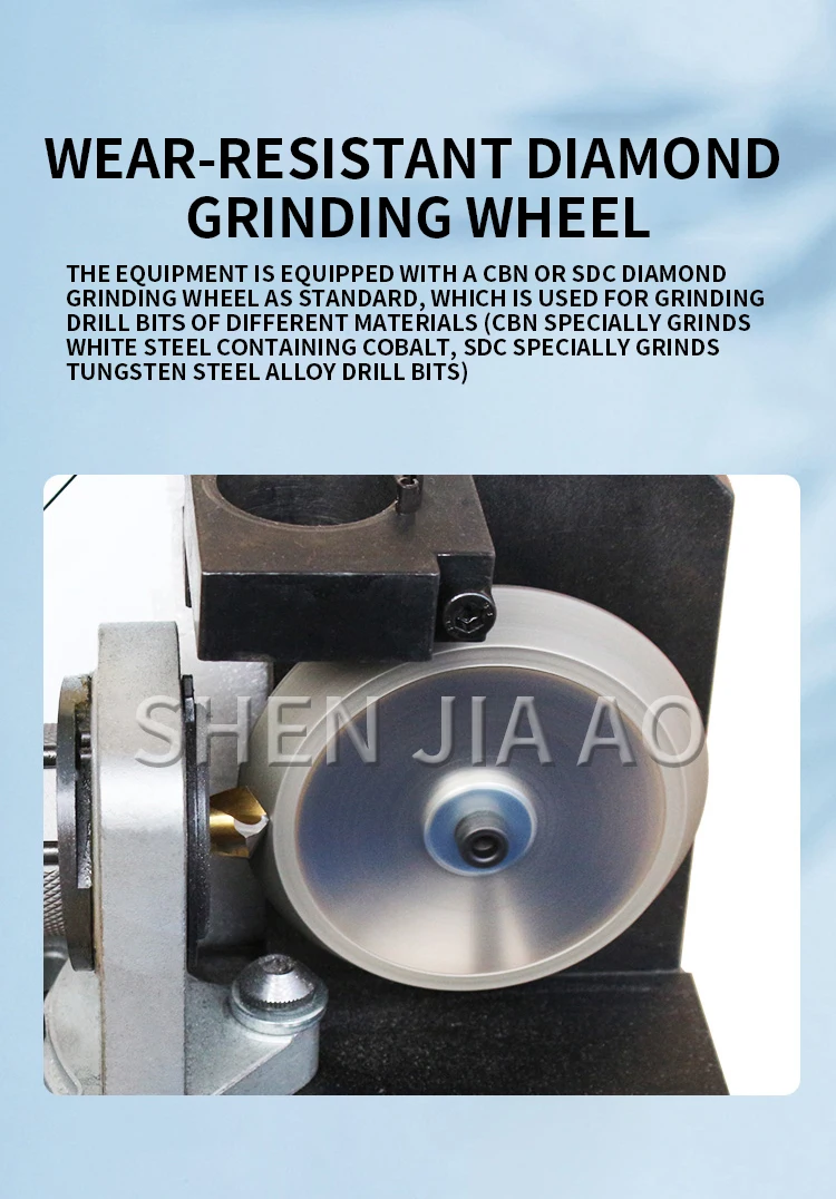 3-13MM Twist Drill Grinder Desktop Drill Grinder Automatic Small Knife Grinder D