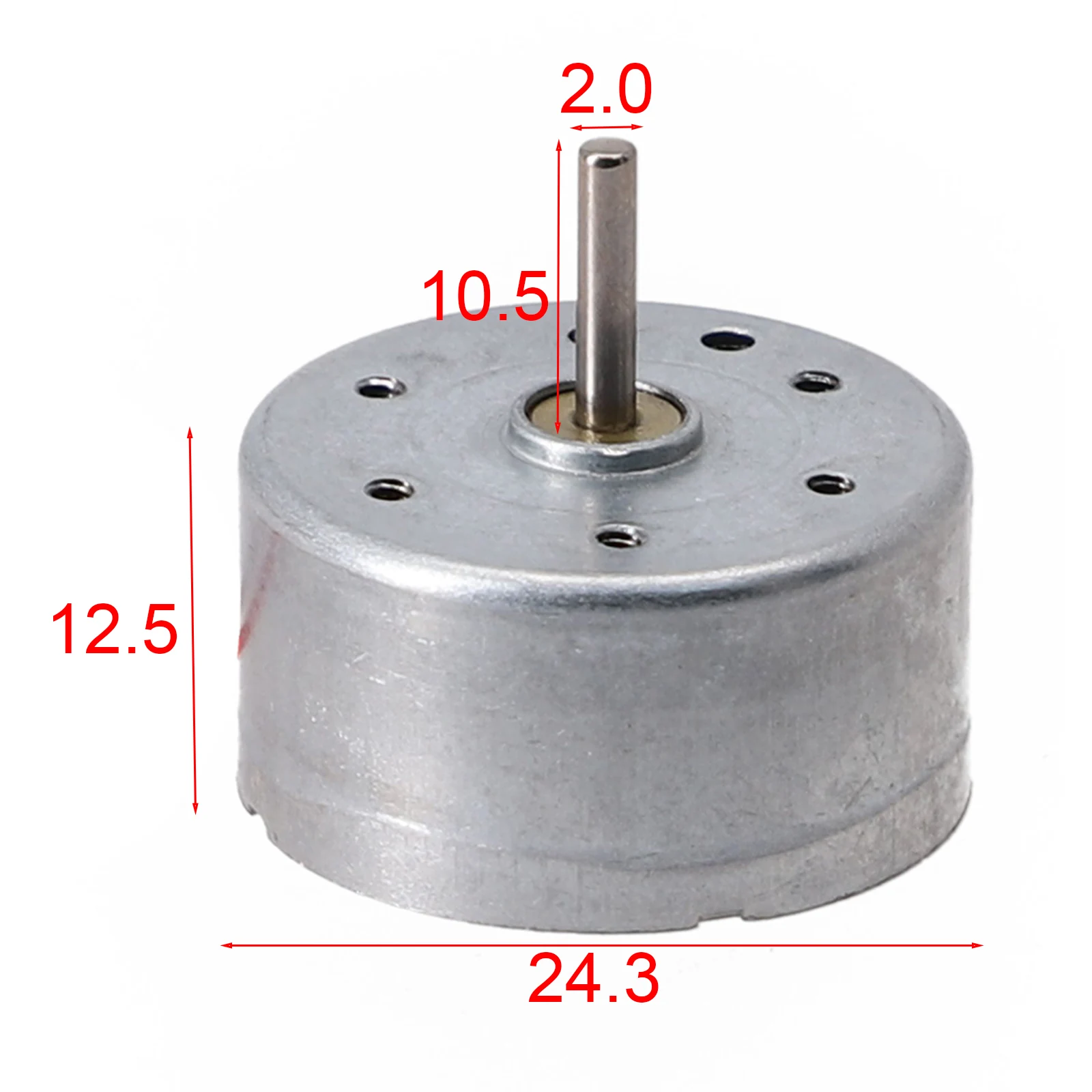 1 szt. Okrągły silnik elektryczny RF-300CA RC-300 DC 3V 5V 6V 10300RPM 24mm średnica wału 2mm elektroniczne materiały solarne 16 1 szt. Okrągły silnik elektryczny RF-300CA RC-300 DC 3V 5V 6V 10300RPM 24mm średnica wału 2mm elektroniczne materiały solarne