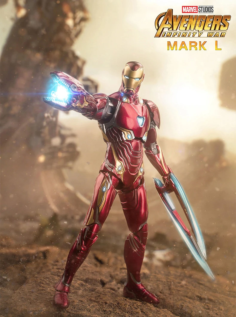 1/10 Iron Man Avengers Infinity War Mark L 50 Armor 22pcs Action