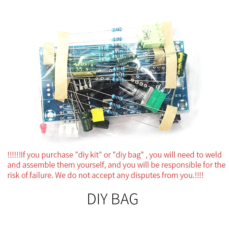 ערכת מגבר אוזניות ניידת באיכות גבוהה 47 עם מגבר אוזניות נייד DIY עם תיקון מובנה