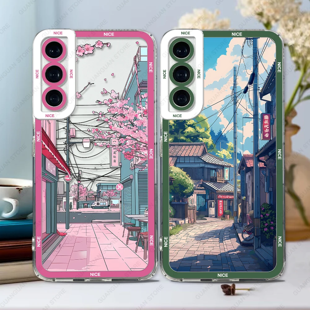 Beautiful Landscape Art Soft Phone Case Cover