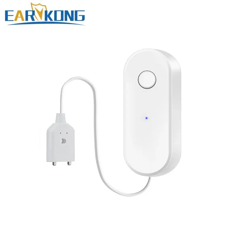 Smart WiFi Water Leak Sensor & Alarm with Flood Protection and App Control