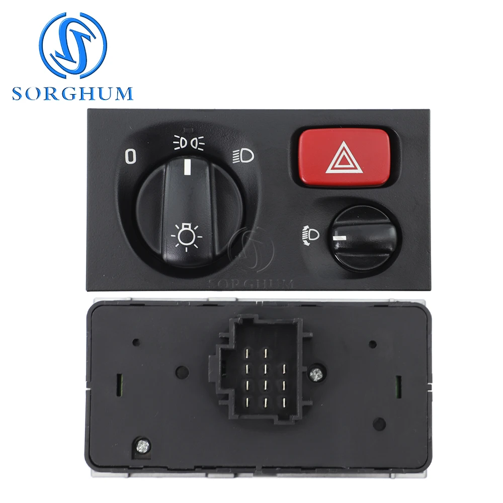 SORGHUM Truck For SCANIA P G R T-Series F K N 1540672 Headlamp Level Control Switch Hazard Lamp Light Warning Button Knob Panel