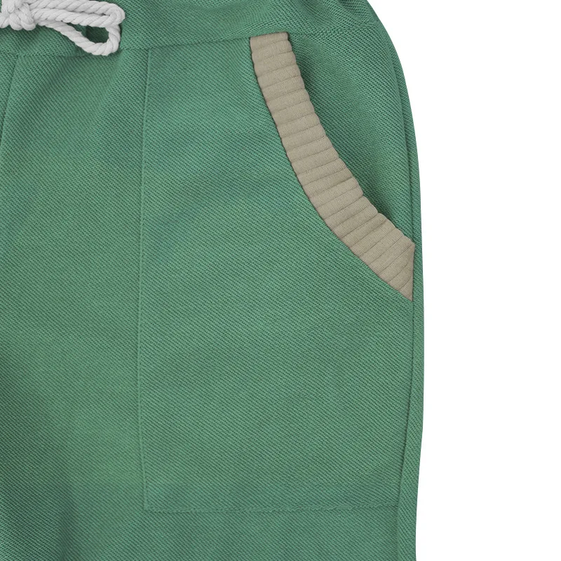 Description Picture 5 of itemMen's casual pants, men's loose and long autumn sports loose ankle drawstring, personalized color matching knitted pants