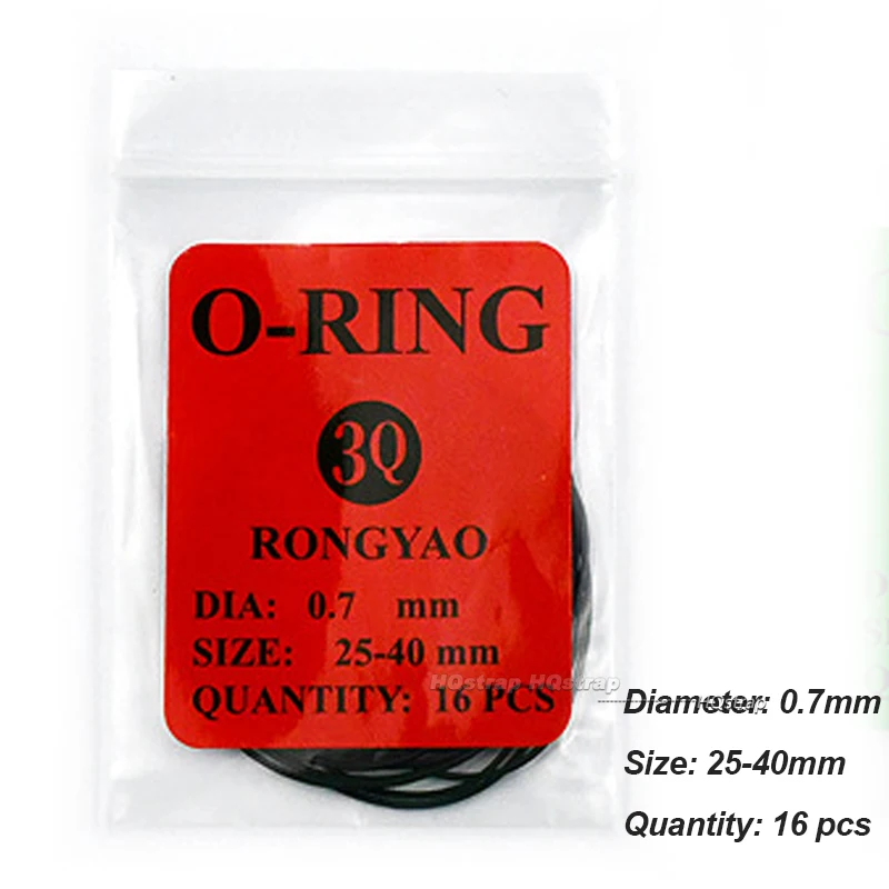 ساعة طوقا الشحوم 0.5 مللي متر 0.6 مللي متر O-حلقة...