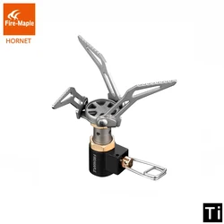 Ultralight Titanium Rocket Stove - Portable Backpacking and Outdoor Cooking Burner (Black)