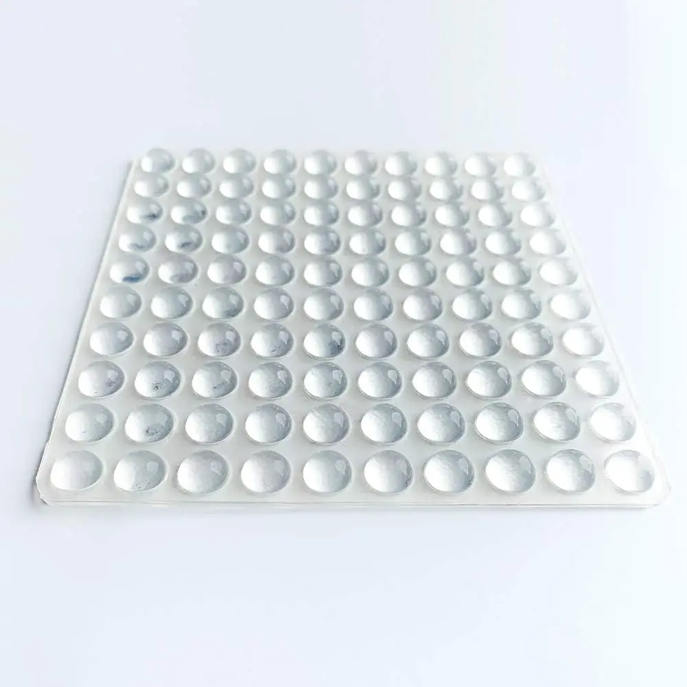 Adhesive Anti-collision Mat 100 Pieces 8*2 Drawer Cutting Board Furniture Bumper
