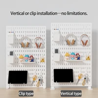 2-in-1 Desk Pegboard – Choose Stand or Clamp Mount, Reusable Organizer Stores Files, Stationery & Office Essentials 4