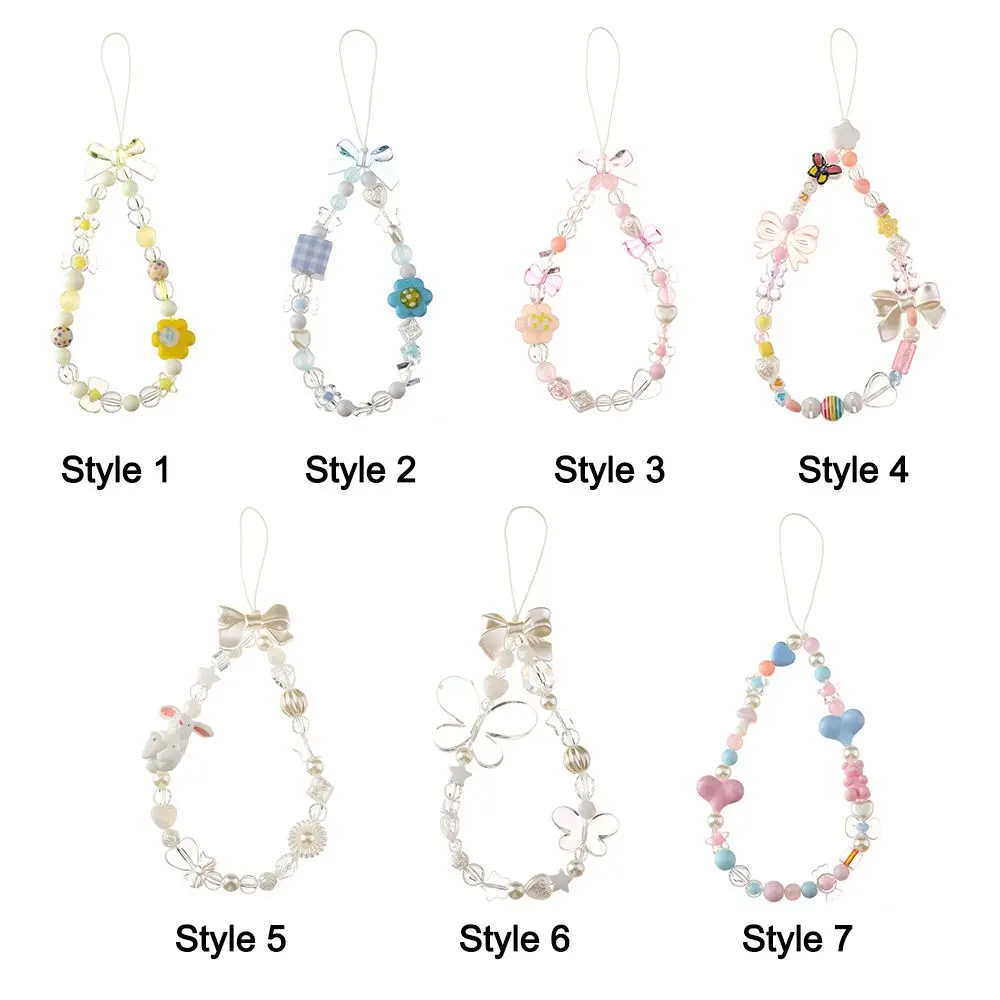 Universal Hanging Cord Handmade Women Gift Mobile Chain Lanyard Mobile Phone  Strap Phone Choker Phone Charm Rope