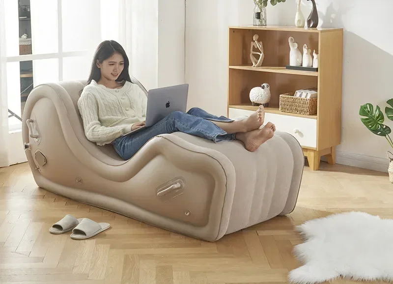 Kostenloser Versand aufblasbare Schlafs ofa setzt Gamer Sitzsack M&ouml;bel Reise romantischen Stuhl Gaming entspannenden Stuhl