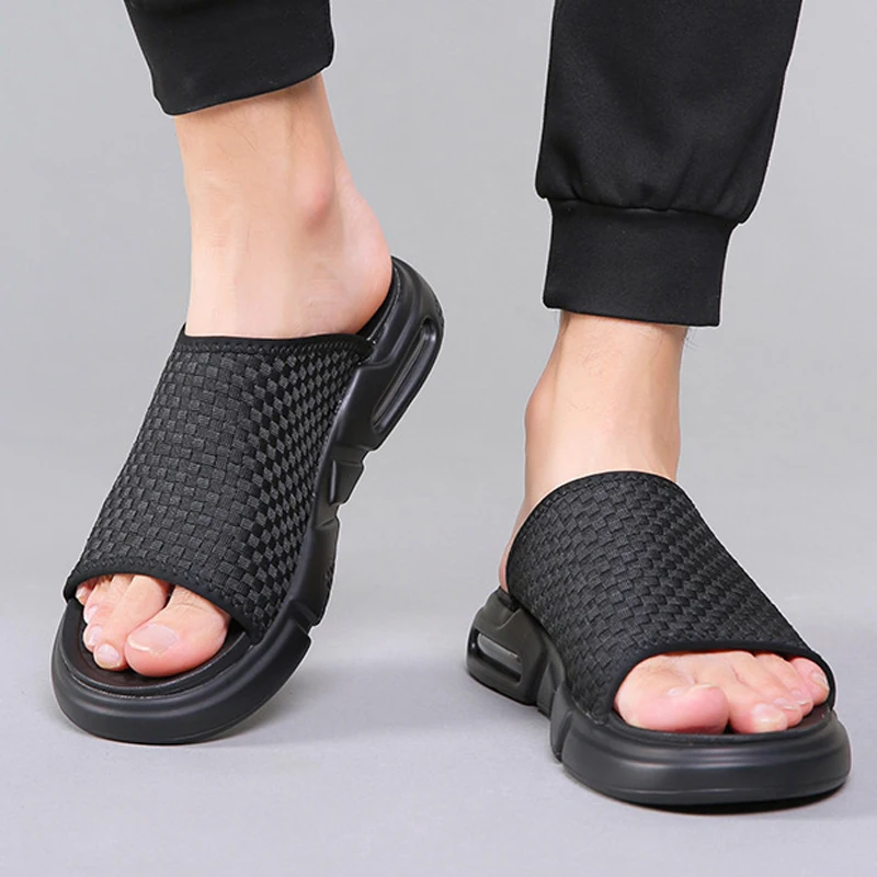 Mens Beach Shoes Casual Slides Non-slip Sports Sneakers Sandals Sneaker Slippers