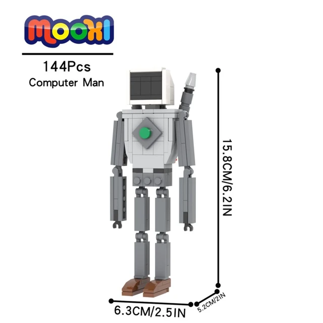 MOOXI Skibidi Toilet Game G-Man Toilet Figure Model Character Block  Building Brick Assembly Toy For Children Gift Parts MOC1323 - AliExpress