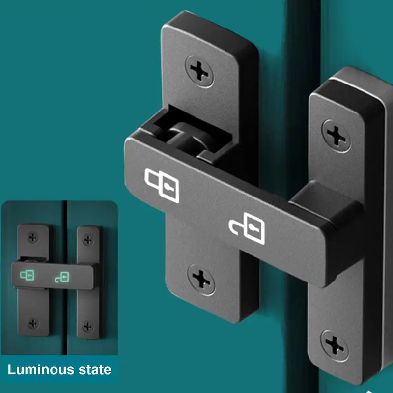 Barn Door Lock Gate Latches for Sliding Doors Heavy Duty 180 Degree Shed Closets Window Door Latch Plug Baby Safety Latch