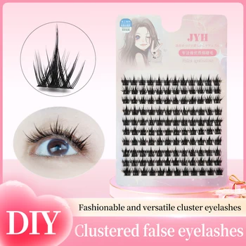 ADIYA 대용량 DIY 속눈썹 익스텐션, 단단한 쉬운 접목 속눈썹, 부드러운 리본, 개인 인조 속눈썹 클러스터, 홈 메이크업