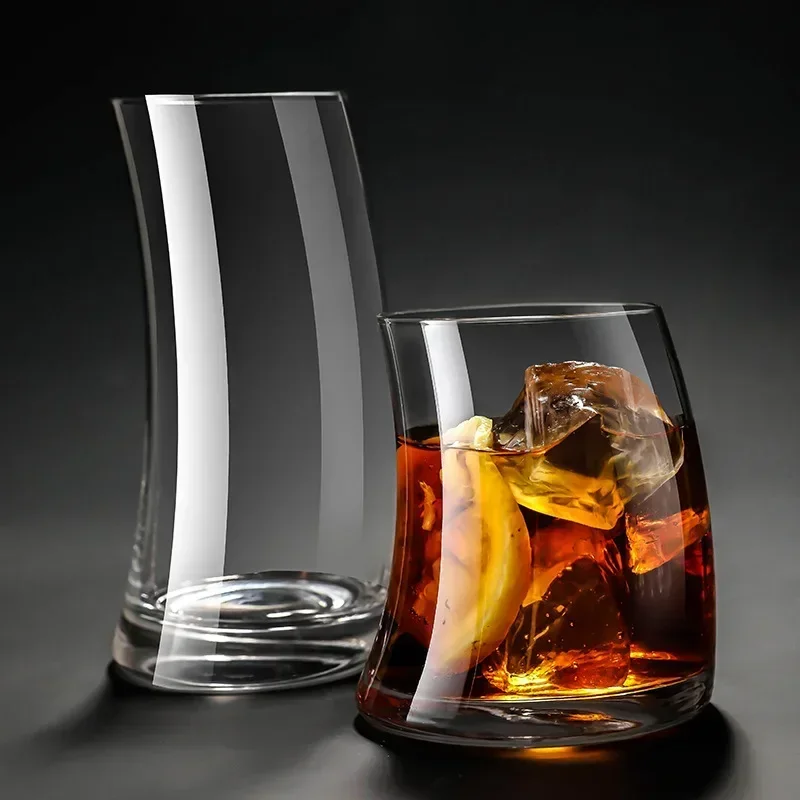 Household Shaped Glass Nordic Cup Creative Sailing Crescent Cup Juice Cocktail Mojito Glass