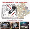30-120mm Universal Mix Cassette Tape Universal Machine Belts Assorted Common square Rubber Belt for Recorders Walkman DVD Drive 5