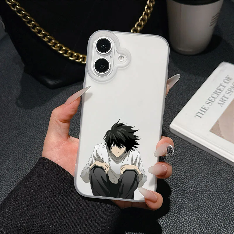 Death Note Character Pattern Soft Phone Case Cover