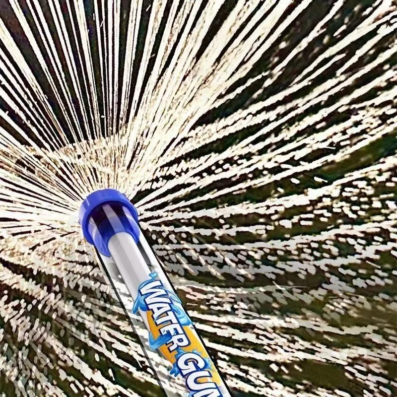 Pistola ad Acqua a Spruzzo con Funzione Pull-Back per Giochi Esterni in Piscina e Giardino, Giocattoli Interattivi Estivi per Bambini - immagine 4