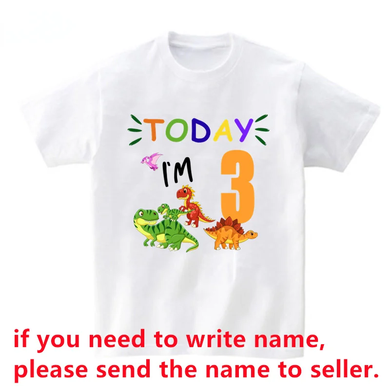 Family Matching Dinosaur Birthday Party T Shirts Personalized Daddy Mommy Dino Outfits Boys Any Name My Kids Shirt Clothes 2